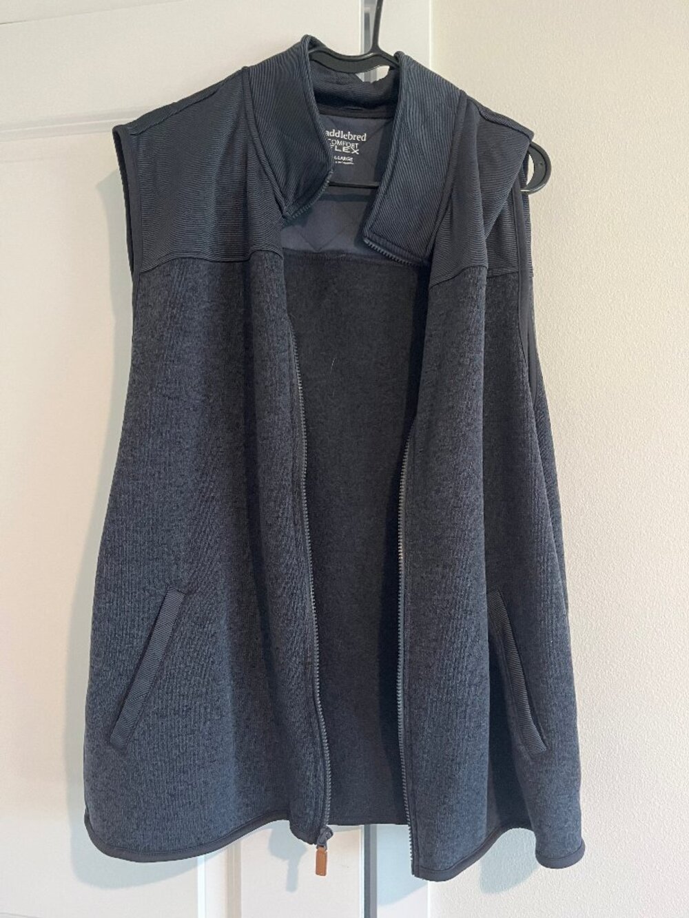 Men's Saddlebred Gray Comfort Flex Vest Size XL